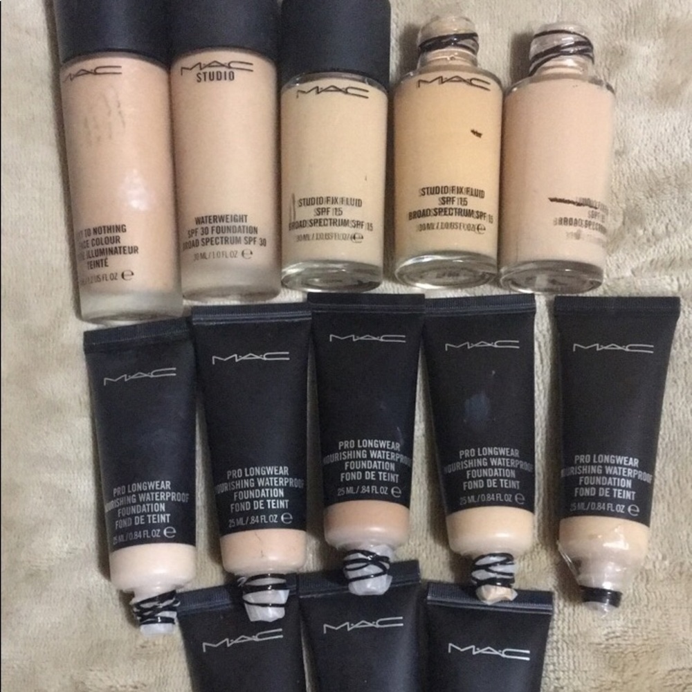 Bundle of used Mac foundations